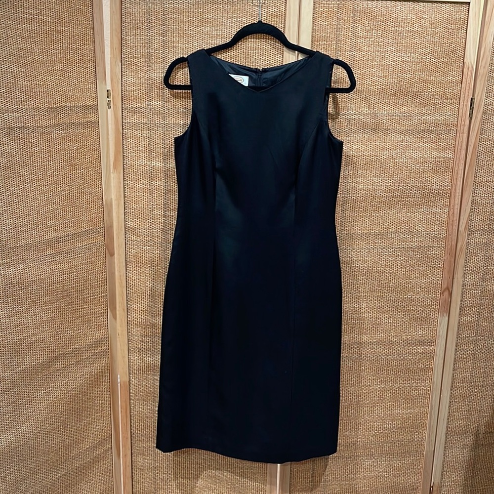 Talbots black sleeveless dress- size 4